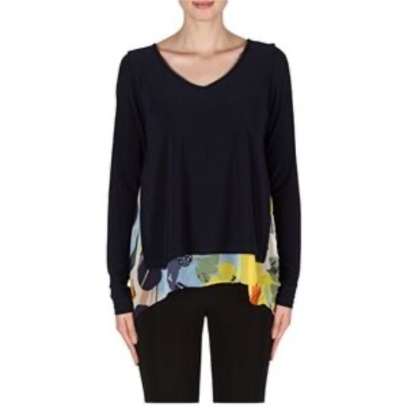 JOSEPH RIBKOFF Navy Blouse - Picture 2 of 11